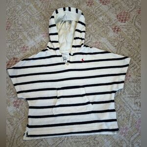 Toddler Girls Striped Cotton-Blend-Terry Cover-Up 12 month